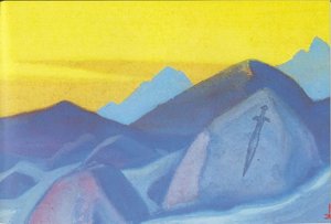 Boundary Of Sword (study) — Nicholas Roerich
