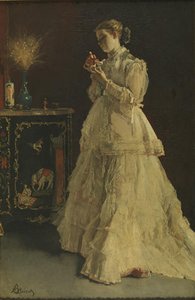 La Dame En Rose — Alfred Stevens