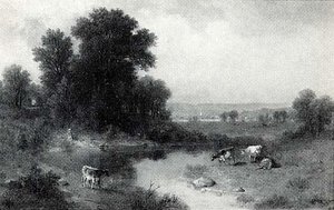 New Jersey Landscape, (painting) — Asher Brown Durand