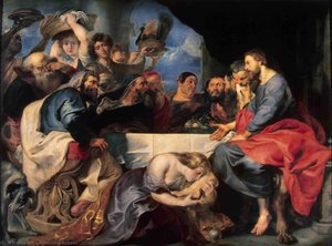 Feast In The House Of Simon The Pharisee Eremitaget — Peter Paul Rubens