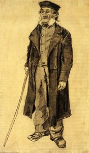 Old Man With A Stick — Vincent Willem Van Gogh, Post-impressionism