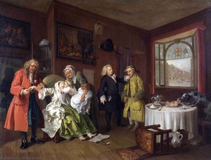 Marriage A-la-mode - 6, The Lady's Death — William Hogarth