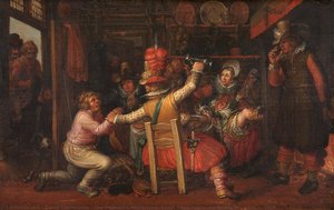 The Peasant"s Misfortune, David Vinckboons (workshop of), after c. 1619