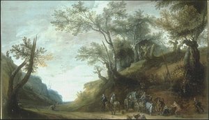 Attaque d'un convoi par des brigands