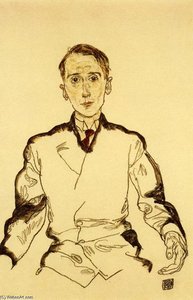 Portrait Of Heinrich Rieger — Egon Schiele, Expressionism