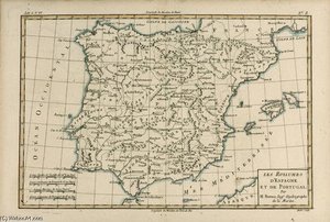 Spain And Portugal — Rigobert Bonne (charles Marie Rigobert Bonne)