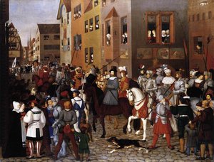 The Entry Of Emperor Rudolf Of Habsburg Into Basel — Franz Pforr