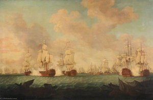 The Battle Of The Saints, 12 April 1782 — Richard Paton