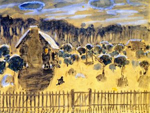 Night, Orange Grove — Frederick Carl Frieseke