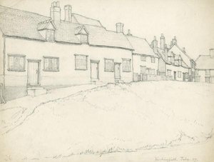 Cottages At Finchingfield — Sir George Clausen