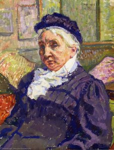 Portrait Of Madame Monnon — Theo Van Rysselberghe
