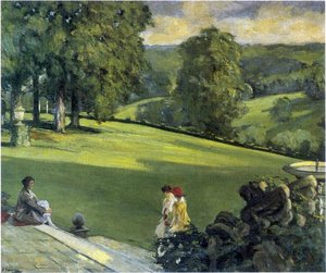 The Garden — Sir John Lavery