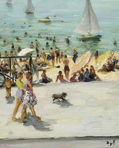 Beach Scene — Marcel Dyf