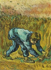 Le Moissonneur A La Faucille — Vincent Willem Van Gogh