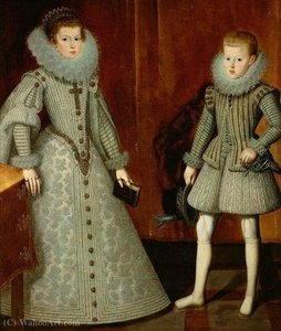 King Philip Iv. Of Spain With His Sister, The Infanta Anna — Bartolomé González Y Serrano