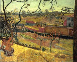 Early Spring (little Fauns) — Pierre Bonnard, Post-impressionist Style