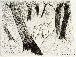 Riders In The Park — Milton Avery