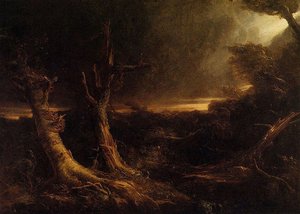 A Tornado In The Wilderness — Thomas Cole