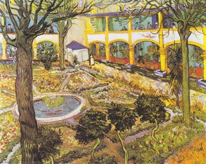 Courtyard Of The Hospital In Arles — Vincent Willem Van Gogh