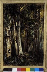 Forêt De Fontainebleau (sous Bois) — Alexandre Gabriel Decamps