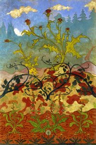 Four Decorative Panels: Thistle And Digitales — Paul Elie Ranson, Post-impressionism