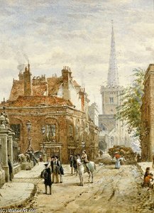 Magdalen Bridge, Cambridge — Louise Rayner