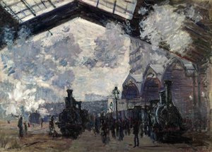 The Gare St-lazare — Claude Monet, Impressionism