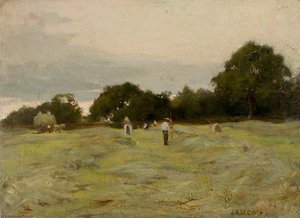 Haymaking (recto) — Sir John Alfred Arnesby Brown