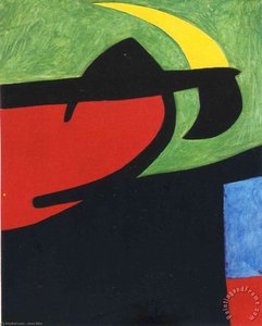 Catalan Peasant In The Moonlight — Joan Miró