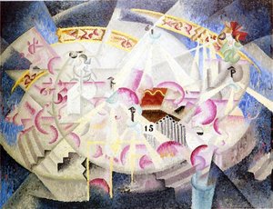Festival In Montmartre — Gino Severini