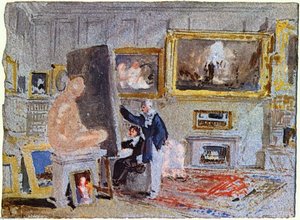 Painter At The Easel — Joseph Mallord William Turner