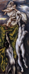 The Opening Of The Fifth Seal (detail) — El Greco