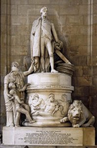 Monument To Vice-admiral Horatio Nelson — John Flaxman, Neoclassical Sculpture