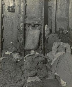 Liverpool Street Underground Station Shelter — Bill Brandt