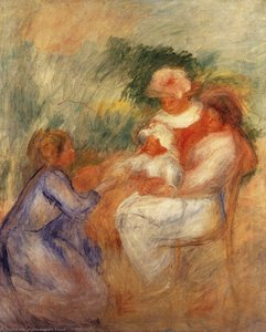 La Famille — Pierre-auguste Renoir, Impressionism