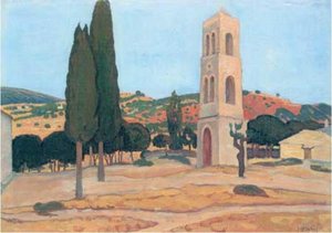 View Of Aitoliko — Konstantinos Maleas, Post-impressionism