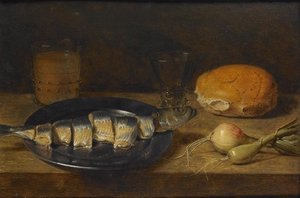 Le Déjeuner de hareng Nature morte au hareng