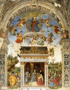Altar Wall Of The Carafa Chapel — Filippino Lippi