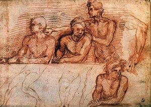 Last Supper (study) — Andrea Del Sarto
