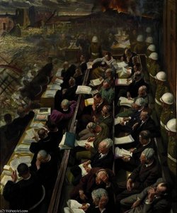 The Nuremberg Trial — Dame Laura Knight