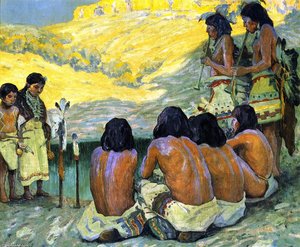 The Flute Ceremony — Eanger Irving Couse