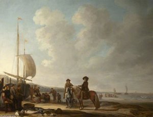 The Beach At Katwijk, South Holland, Netherlands — Jacob Esselens