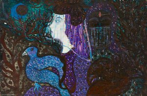 Widow With Bird — Stanley Lench