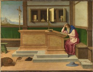 Saint Jerome in his Study