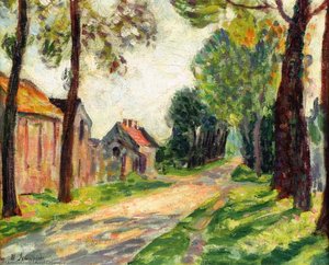 Street In Lagny, In Chessy — Henri Lebasque, Impressionism