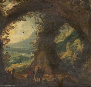 Landscape With Travellers — Jan De Momper