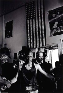 Unidentified Boxer With Flag — Christina Koci Hernandez