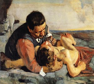 The Good Samaritan — Ferdinand Hodler