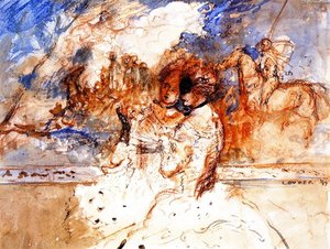 Sketch For A Silk Design — Charles Edward Conder