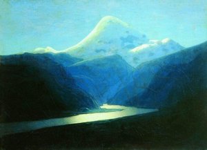 Elbrus In The Evening — Arkhip Ivanovich Kuindzhi